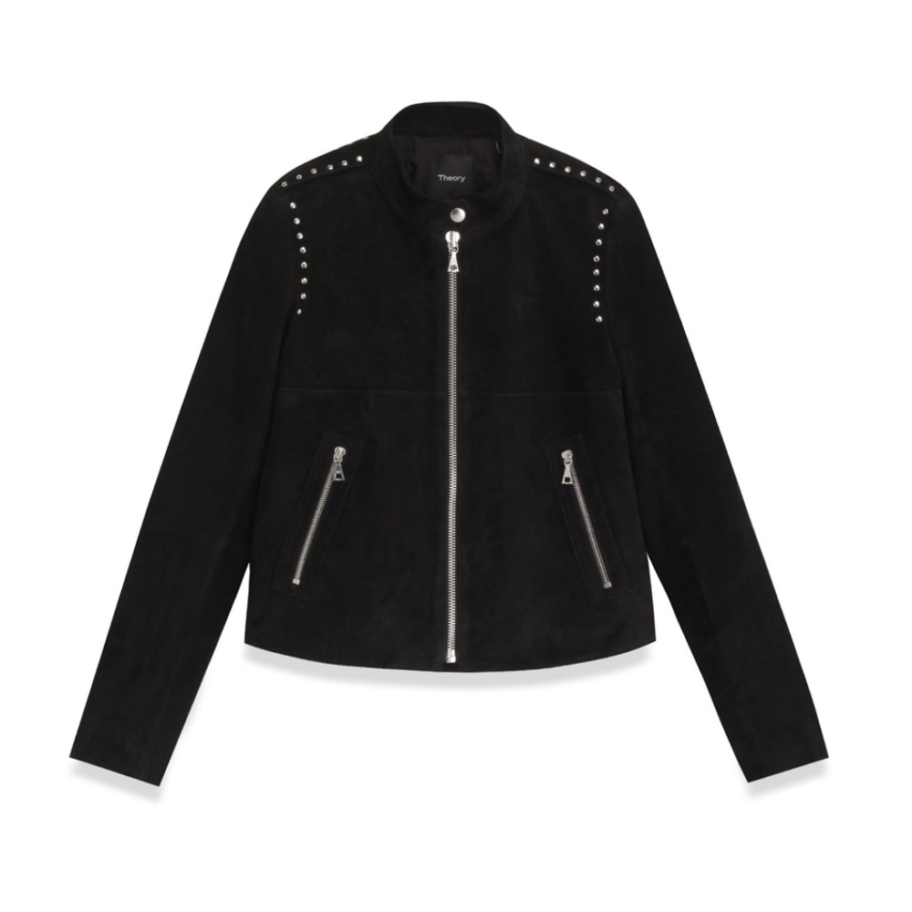 Theory Bavewick Suede Jacket